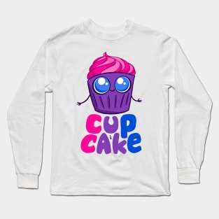 Bi Cupcake Long Sleeve T-Shirt